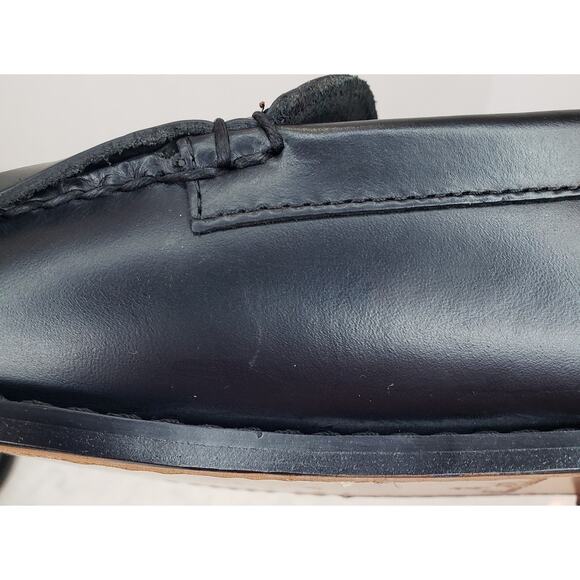 NWOB Brooks Brothers Men's Size 11.5 D Black Leather Tassel Kiltie Loafers - Picture 15 of 15